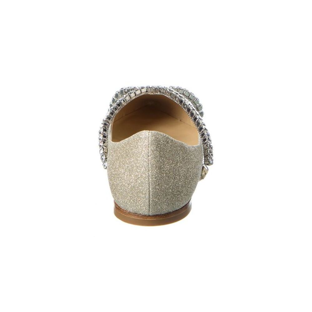 Jimmy Choo Genevi Glitter Flat - Picture 3 of 5